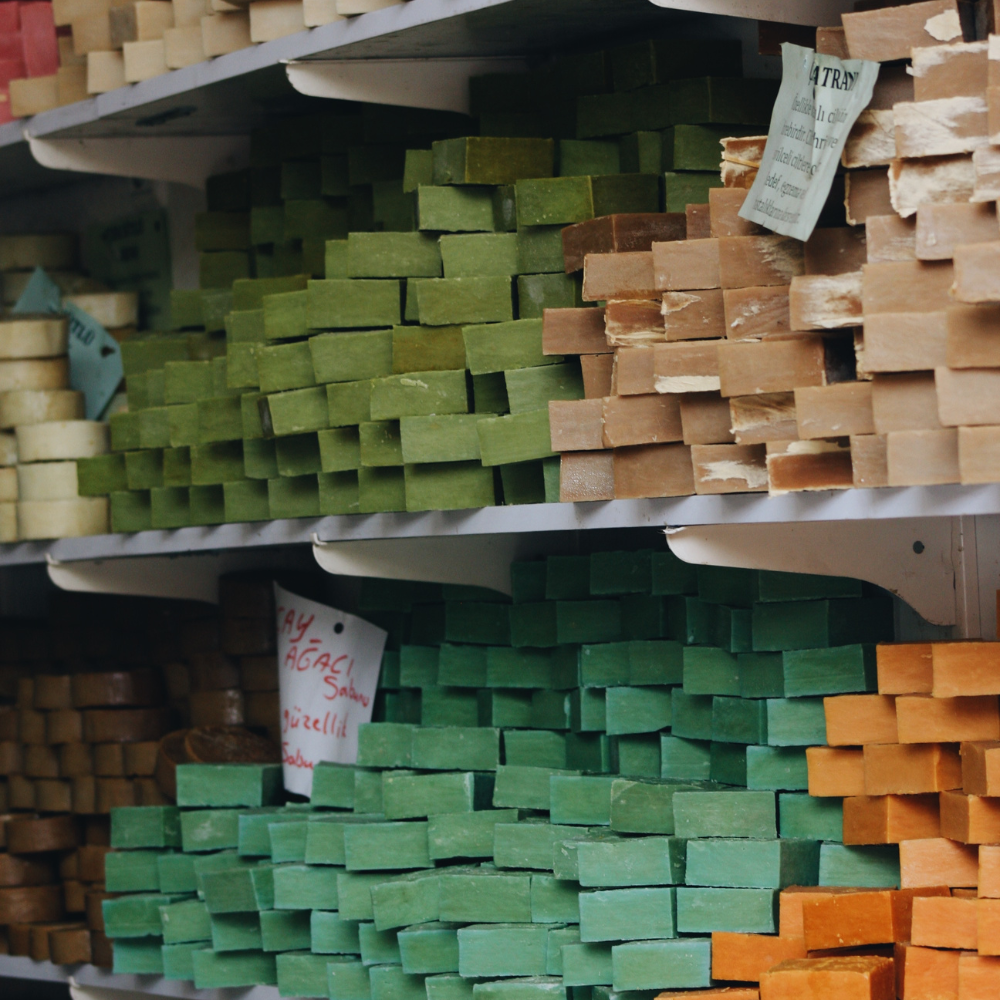 Stack of Tallow Soap Bars