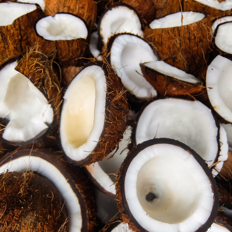 Saponified coconut oil