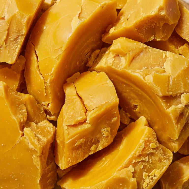 Organic local beeswax